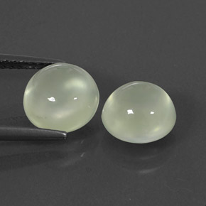 Achetez naturel ct vert préhnite gems, transparent, en provenance afrique du sud chez gemselect. en stock, livraison internationale!