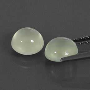 Achetez naturel ct vert préhnite gems, transparent, en provenance afrique du sud chez gemselect. en stock, livraison internationale!
