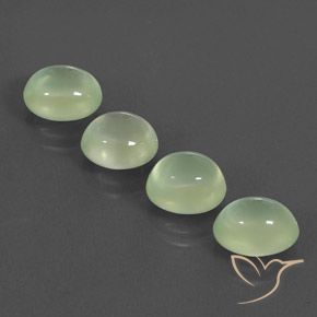 8.70ctw Naturel Yellow Green  Préhnite, ovale, Transparent / Translucide