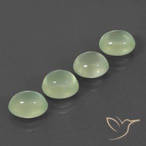 Shop natural 8.70ct Yellow Green  Préhnite gems, ovale, from Afrique du Sud at GemSelect. In stock, global shipping!