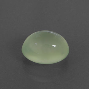 Préhnite vert naturelle transparent, 3,50 ct, transparent / translucide