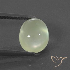 2.60ct Naturel Medium Green  Préhnite, ovale, Transparent / Translucide