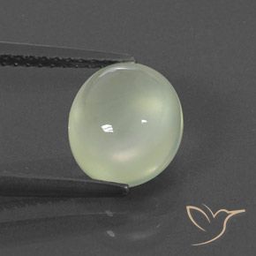 2.64ct Naturel Medium Green  Préhnite, ovale, Transparent / Translucide