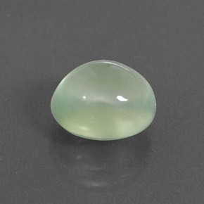 Préhnite vert naturelle transparent, 3,09 ct, transparent / translucide