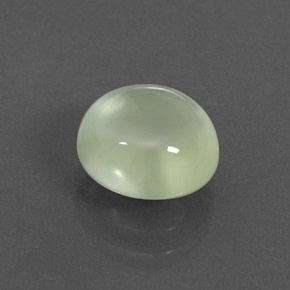 Préhnite vert naturelle transparent, 2,99 ct, transparent / translucide