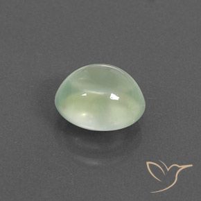 Préhnite Vert clair naturelle ovale, 1.76 ct, Transparent / Translucide