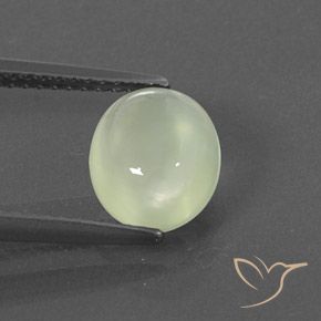 2.01ct Naturel Medium Green  Préhnite, ovale, Transparent