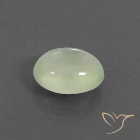 Préhnite Medium Green  naturelle ovale, 2.01 ct, Transparent