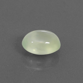 Préhnite vert naturelle transparent, 1,68 ct, transparent / translucide