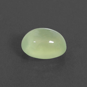 Préhnite vert naturelle transparent, 2,48 ct, transparent / translucide