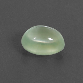 Préhnite vert naturelle transparent, 2,63 ct, transparent / translucide