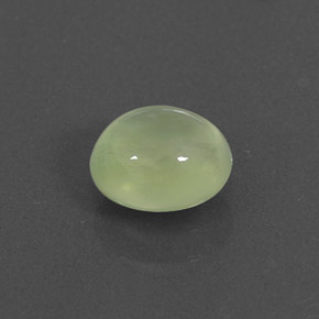 Préhnite vert naturelle transparent, 0,99 ct, transparent / translucide