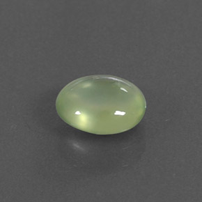 Préhnite vert naturelle transparent, 1,04 ct, transparent / translucide