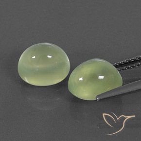 Shop natural 5.57ct Light Green  Préhnite gems, ovale, from Afrique du Sud at GemSelect. In stock, global shipping!