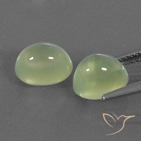 Shop natural 4.75ct Yellow Green  Préhnite gems, ovale, from Afrique du Sud at GemSelect. In stock, global shipping!