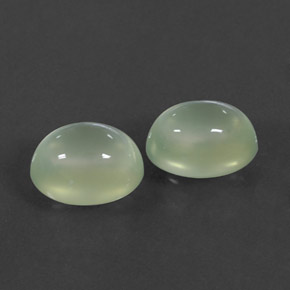 Achetez naturel 5,49ct vert préhnite gems, transparent, en provenance afrique du sud chez gemselect. en stock, livraison internationale!