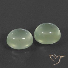 Shop natural 5.39ct Medium Green  Préhnite gems, ovale, from Afrique du Sud at GemSelect. In stock, global shipping!