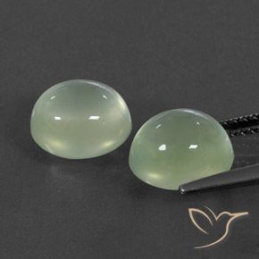 Shop natural 5.39ct Medium Green  Préhnite gems, ovale, from Afrique du Sud at GemSelect. In stock, global shipping!