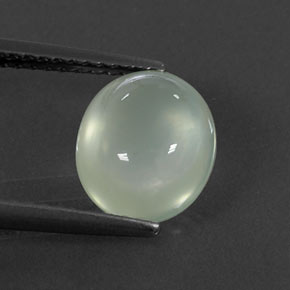 Préhnite vert naturelle transparent, 2,55 ct, transparent / translucide