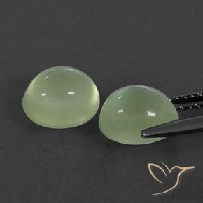 Shop natural 5.48ct Yellow Green  Préhnite gems, ovale, from Afrique du Sud at GemSelect. In stock, global shipping!