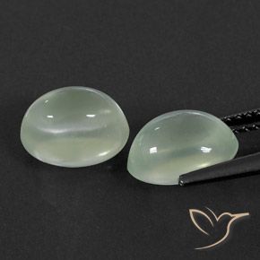 Shop natural 4.75ct Light Green  Préhnite gems, ovale, from Afrique du Sud at GemSelect. In stock, global shipping!