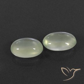 Shop natural 3.52ct Pale Green  Préhnite gems, ovale, from Afrique du Sud at GemSelect. In stock, global shipping!