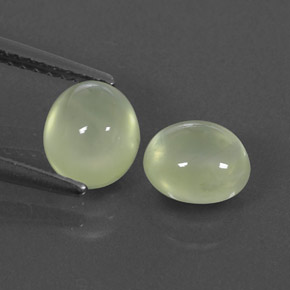 Achetez naturel ct vert préhnite gems, transparent, en provenance afrique du sud chez gemselect. en stock, livraison internationale!