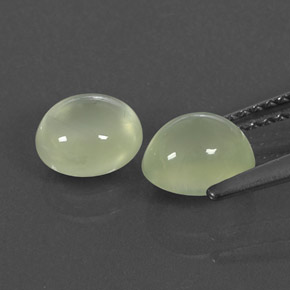 Achetez naturel ct vert préhnite gems, transparent, en provenance afrique du sud chez gemselect. en stock, livraison internationale!