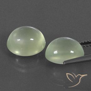 Shop natural 7.78ct Light Green  Préhnite gems, ovale, from Afrique du Sud at GemSelect. In stock, global shipping!