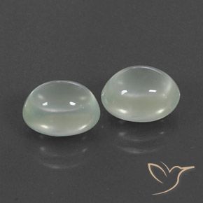 Achetez naturel 5,18ct blanc préhnite gems, transparent, en provenance afrique du sud chez gemselect. en stock, livraison internationale!