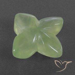 Préhnite Yellow Green  naturelle Taille Fleur, 9.49 ct, Transparent / Translucide