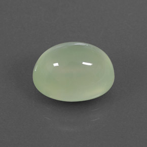 Préhnite vert naturelle transparent, 5,17 ct, transparent / translucide