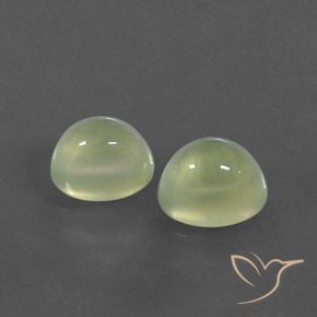 Shop natural 3.71ct Vert grisâtre Préhnite gems, ovale, from Afrique du Sud at GemSelect. In stock, global shipping!