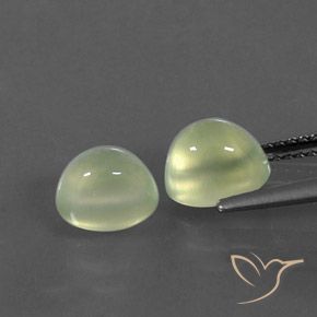 Shop natural 3.71ct Vert grisâtre Préhnite gems, ovale, from Afrique du Sud at GemSelect. In stock, global shipping!