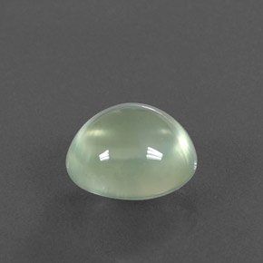 Préhnite vert naturelle transparent, 4,28 ct, transparent / translucide