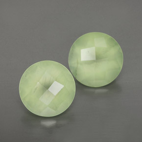Achetez naturel ct vert préhnite gems, transparent, en provenance afrique du sud chez gemselect. en stock, livraison internationale!