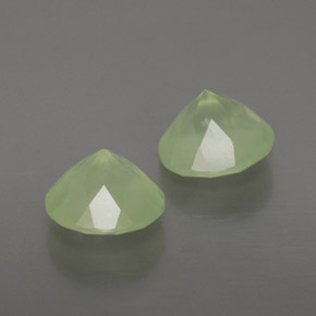Achetez naturel ct vert préhnite gems, transparent, en provenance afrique du sud chez gemselect. en stock, livraison internationale!