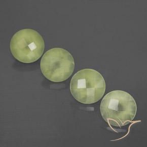 Shop natural 7.57ct Vert jaunâtre Préhnite gems, Tour, from Afrique du Sud at GemSelect. In stock, global shipping!