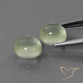 Shop natural 5.09ct Vert pâle Préhnite gems, Tour, from Afrique du Sud at GemSelect. In stock, global shipping!