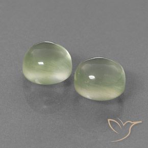 Shop natural 5.93ct Vert grisâtre Préhnite gems, Tour, from Afrique du Sud at GemSelect. In stock, global shipping!