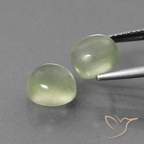 Shop natural 5.93ct Vert grisâtre Préhnite gems, Tour, from Afrique du Sud at GemSelect. In stock, global shipping!