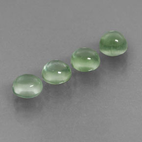 Achetez naturel ct vert préhnite gems, coupe roude, en provenance afrique du sud chez gemselect. en stock, livraison internationale!