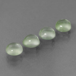 Achetez naturel ct vert préhnite gems, coupe roude, en provenance afrique du sud chez gemselect. en stock, livraison internationale!