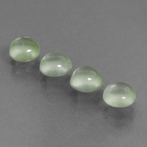 Achetez naturel ct vert préhnite gems, coupe roude, en provenance afrique du sud chez gemselect. en stock, livraison internationale!