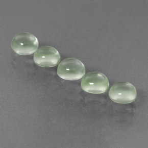 Achetez naturel ct vert préhnite gems, coupe roude, en provenance afrique du sud chez gemselect. en stock, livraison internationale!