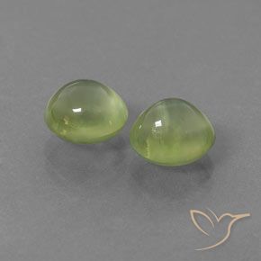 Shop natural 4.21ct Vert poire Préhnite gems, ovale, from Afrique du Sud at GemSelect. In stock, global shipping!