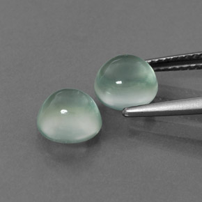 Achetez naturel ct vert préhnite gems, coupe roude, en provenance afrique du sud chez gemselect. en stock, livraison internationale!