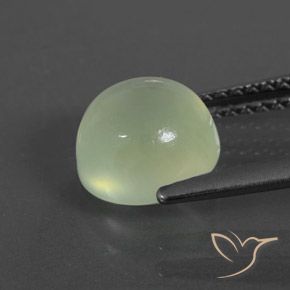 Préhnite Vert poire pâle naturelle Tour, 2.37 ct, Transparent