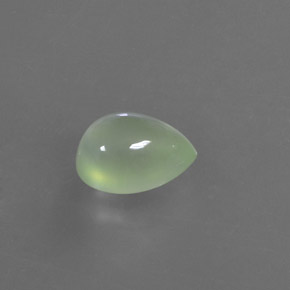 Prehnite Vert naturelle En forme de poire, 3.15 ct, Transparent