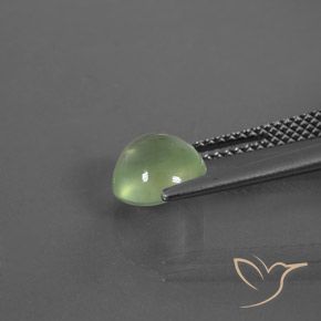 Préhnite Vert pâle naturelle Tour, 2.07 ct, Transparent